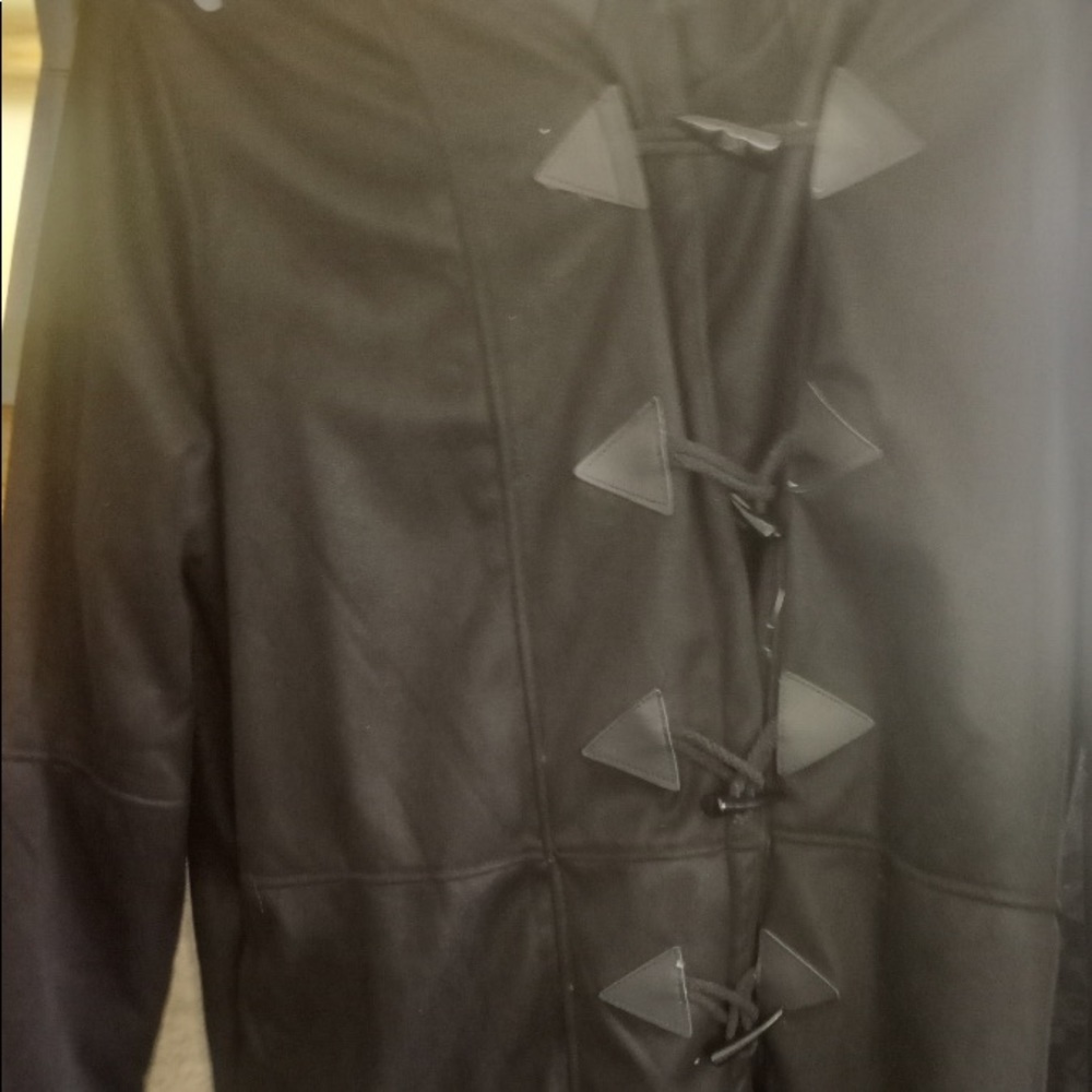 Hooded black jacket
